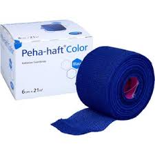 Peha-haft Color latexfrei 6cmx21m blau