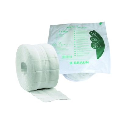 Askina Brauncel Zellstofftupfer 4x5 cm unsteril, 500 Stk.