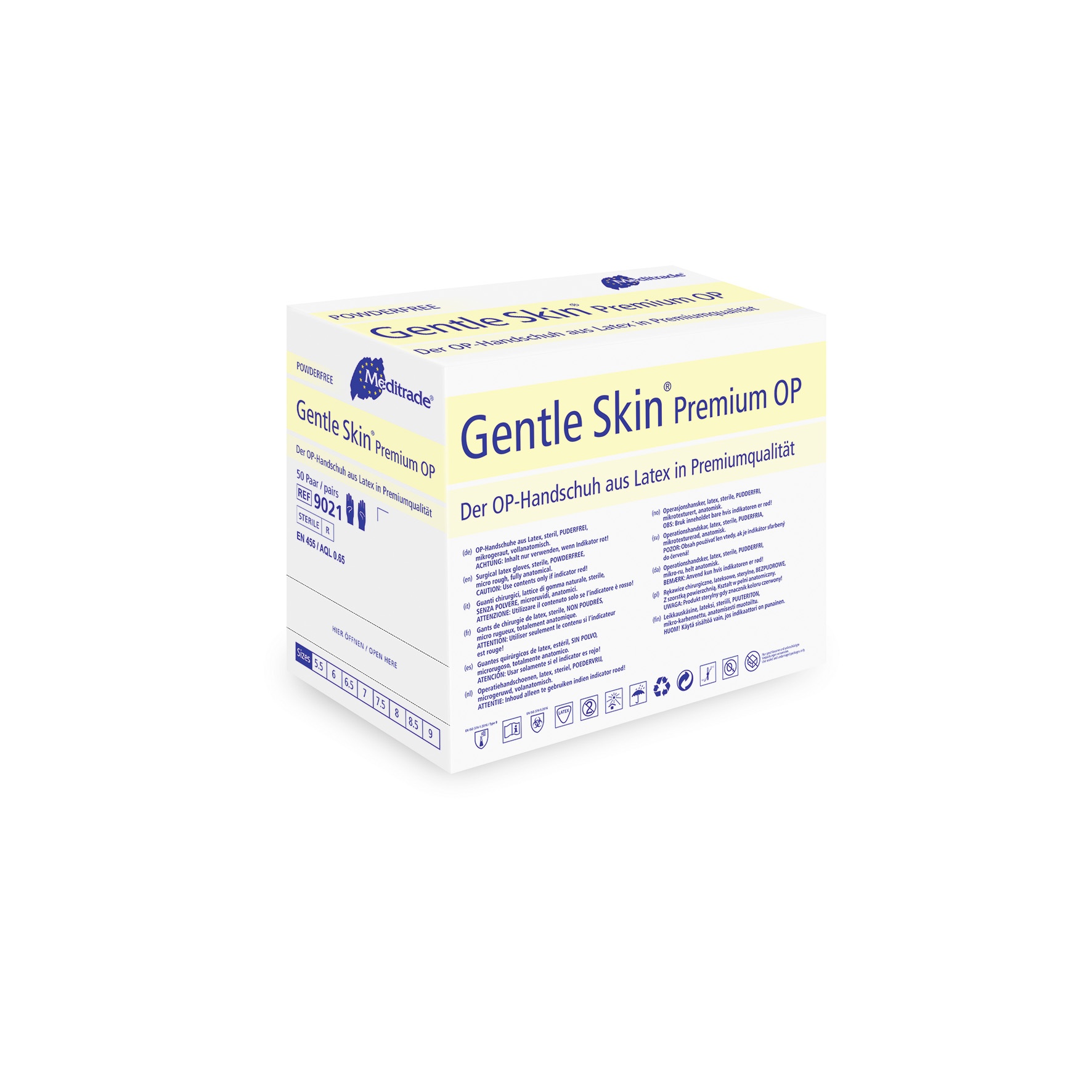 Gentle Skin Premium OP Latex puderfrei, 50 Paar