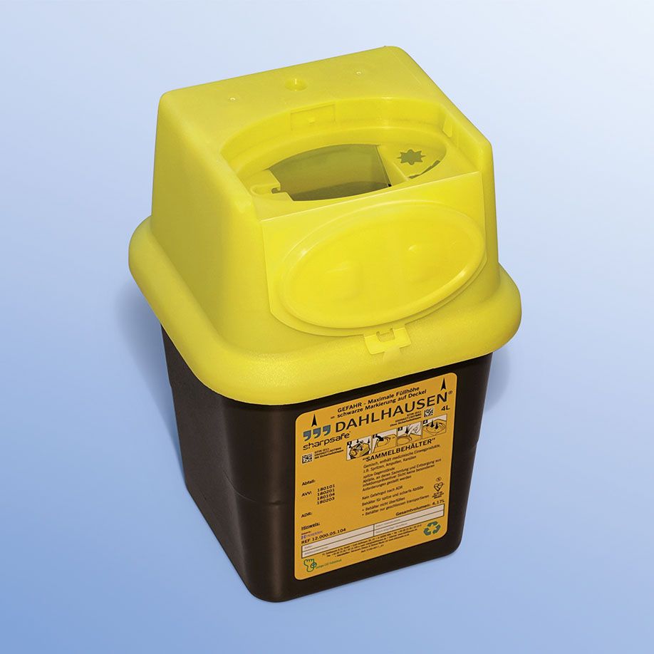 Kanülensammler/Abwurfbehälter Sharpsafe
