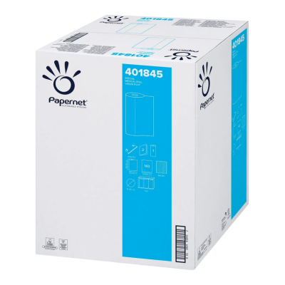 Ärztekrepp Papernet 49 cm x 50 m, 2-lagig, weiß, 9 Rll.