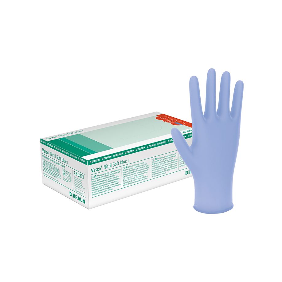 Untersuchungshandschuhe Vasco Nitril Soft blue
