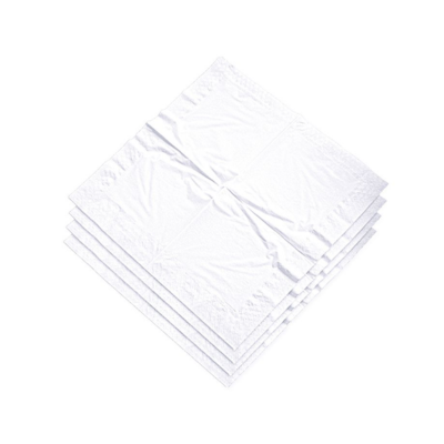 Dental Servietten 40x40 cm 2-lagig weiß, 250 Stk. Dental Servietten 40x40 cm 2-lagig weiß, 250 Stk.