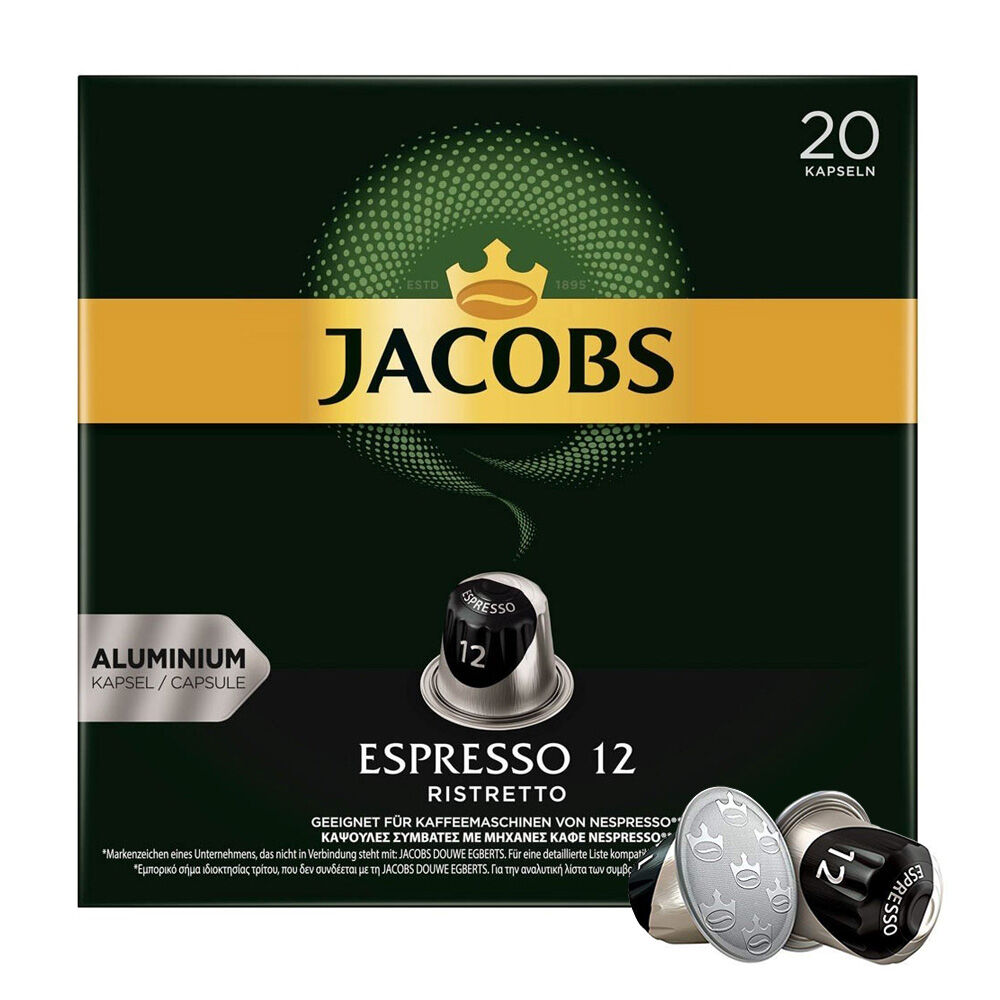 Kaffeekapseln, Jacobs Ristretto Espresso 12, Jacobs
