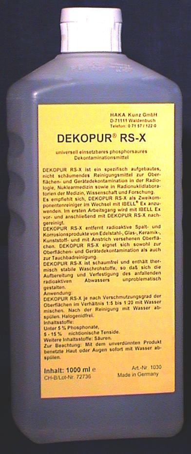 Dekontaminationsmittel HAKA Dekopur RS-X
