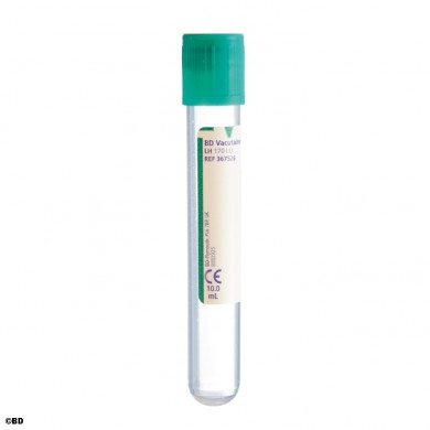 Vacutainer Lithium-Heparin Röhrchen 10 ml, 100 Stk.