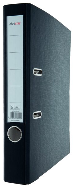 Ordner DIN A4 PP 50 mm schmal schwarz