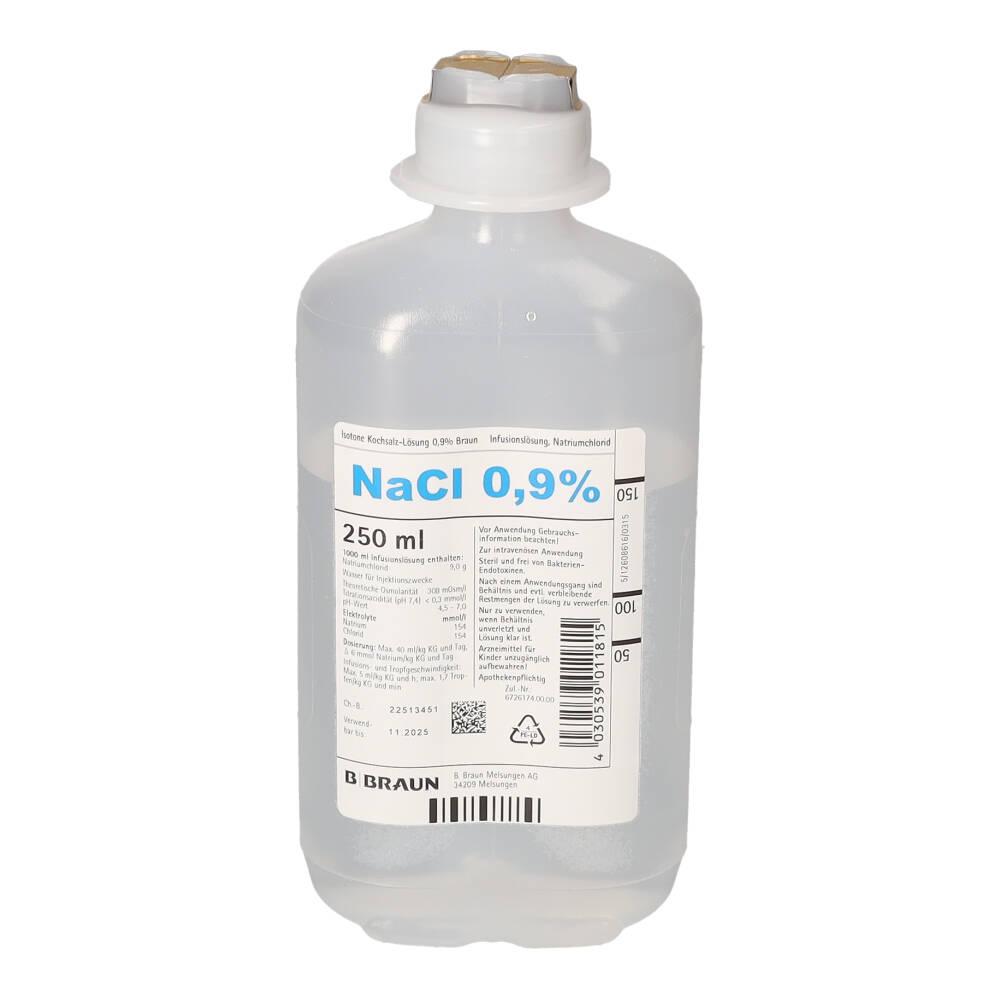 Kochsalzlösung 0,9% B. Braun Ecoflac plus, 20x50 ml