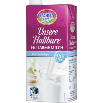 H-Milch 1,5% mit Laktose