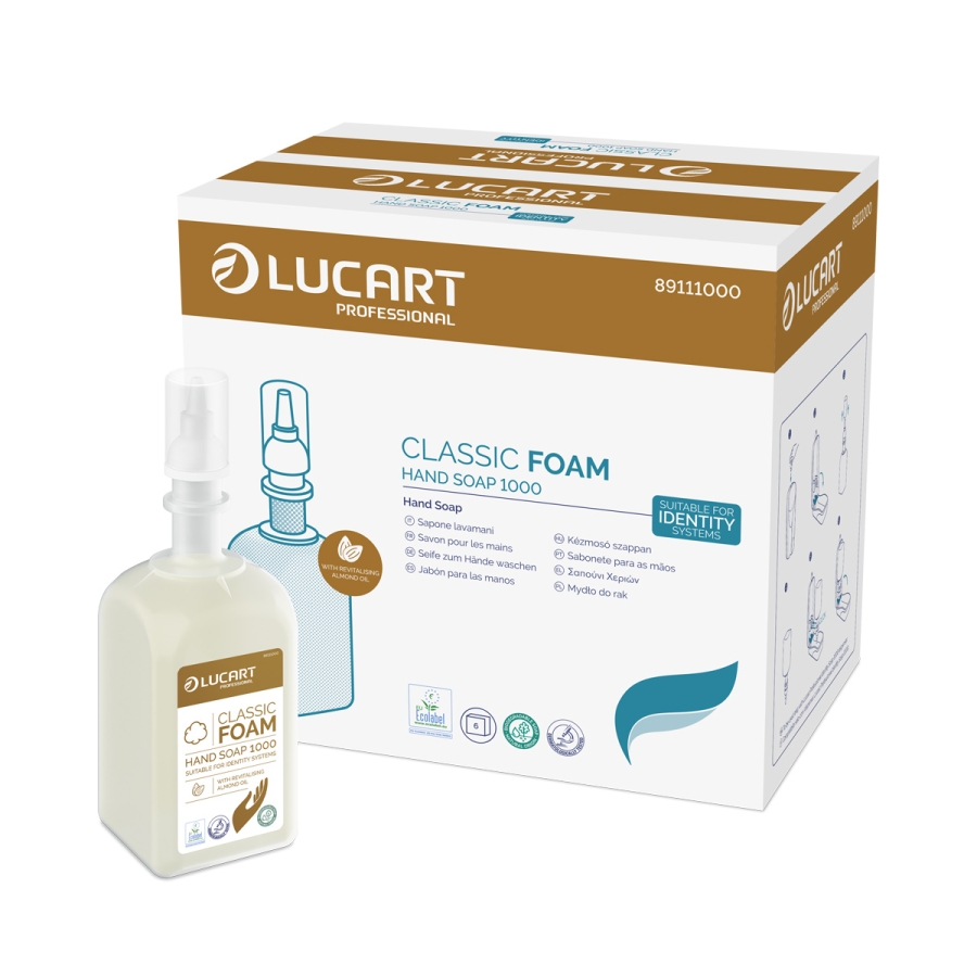 Handseife Lucart Classic Foam 1000, 6x1 L