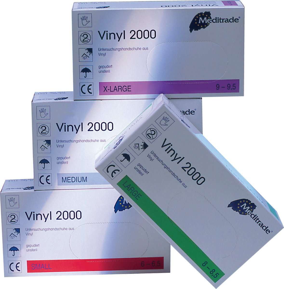 Untersuchungshandschuhe Vinyl 2000