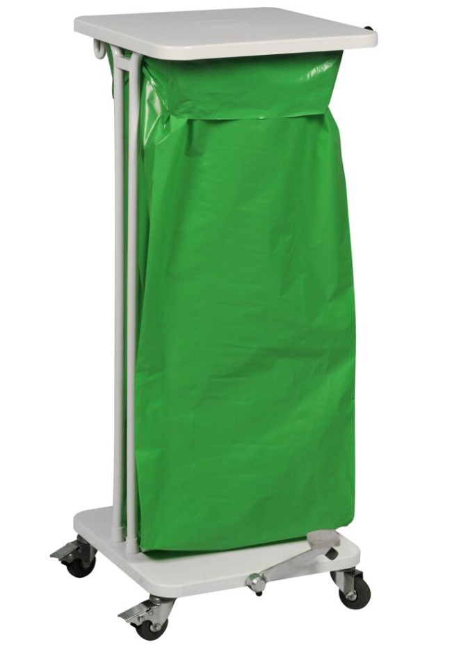 Abfallständer, Sækko-Boy, weiss, 120 ltr, 1 Stk.