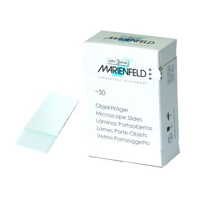 Objektträger mit Mattrand/ Marienfeld