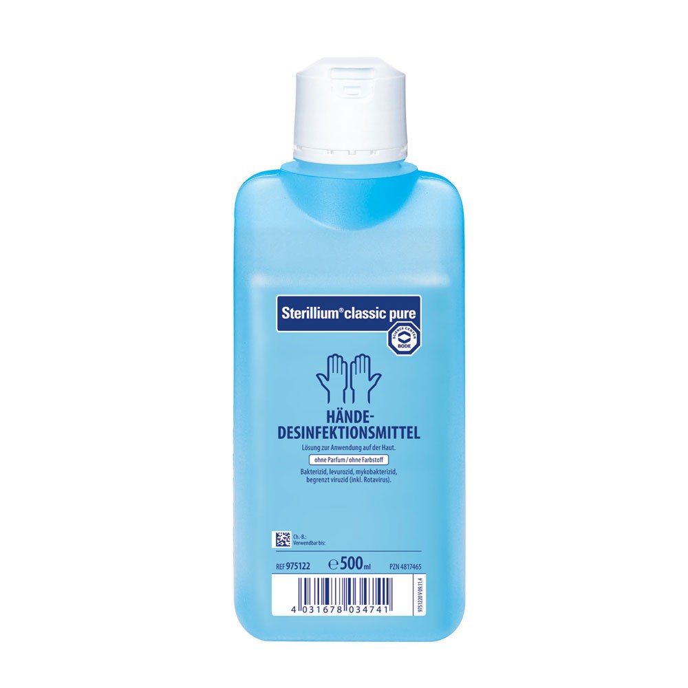 Händedesinfektion Sterillium classic pure