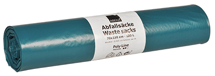 Abfallsack 120 l, LDPE, Abena, blau