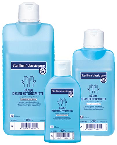Händedesinfektion Sterillium classic pure