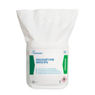 Flächendesinfektion Descosept PUR Wipes RTU