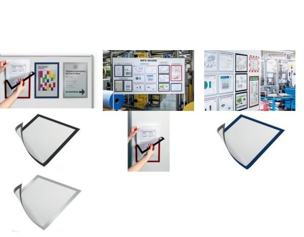 DURABLE Magnetrahmen Magnetic DIN A4 silber
