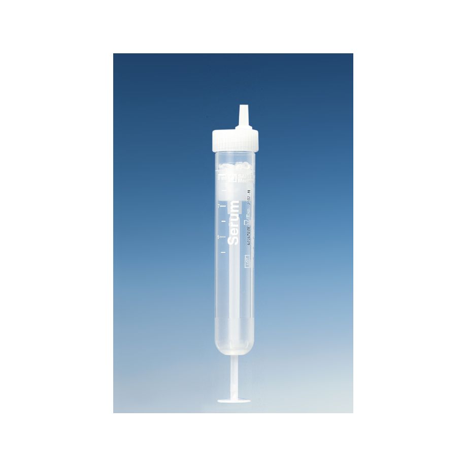 Monovette 9 ml Serum, 92x16,5 mm, Luer, 50 Stk.