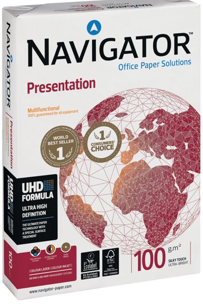Kopierpapier A4 Navigator 100g weiß, 500 Blatt