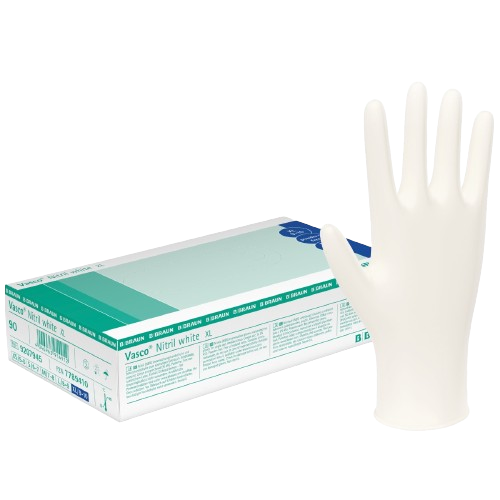 Untersuchungshandschuhe Vasco Nitril White